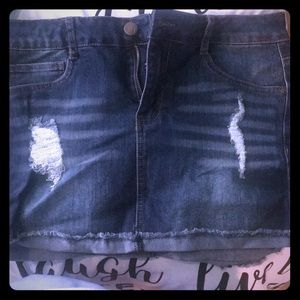 Jean skirt